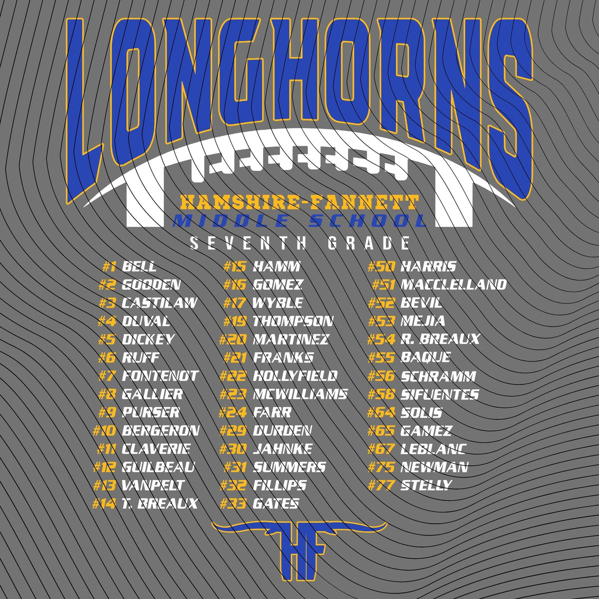 HFMS Football Shirt - PREORDER