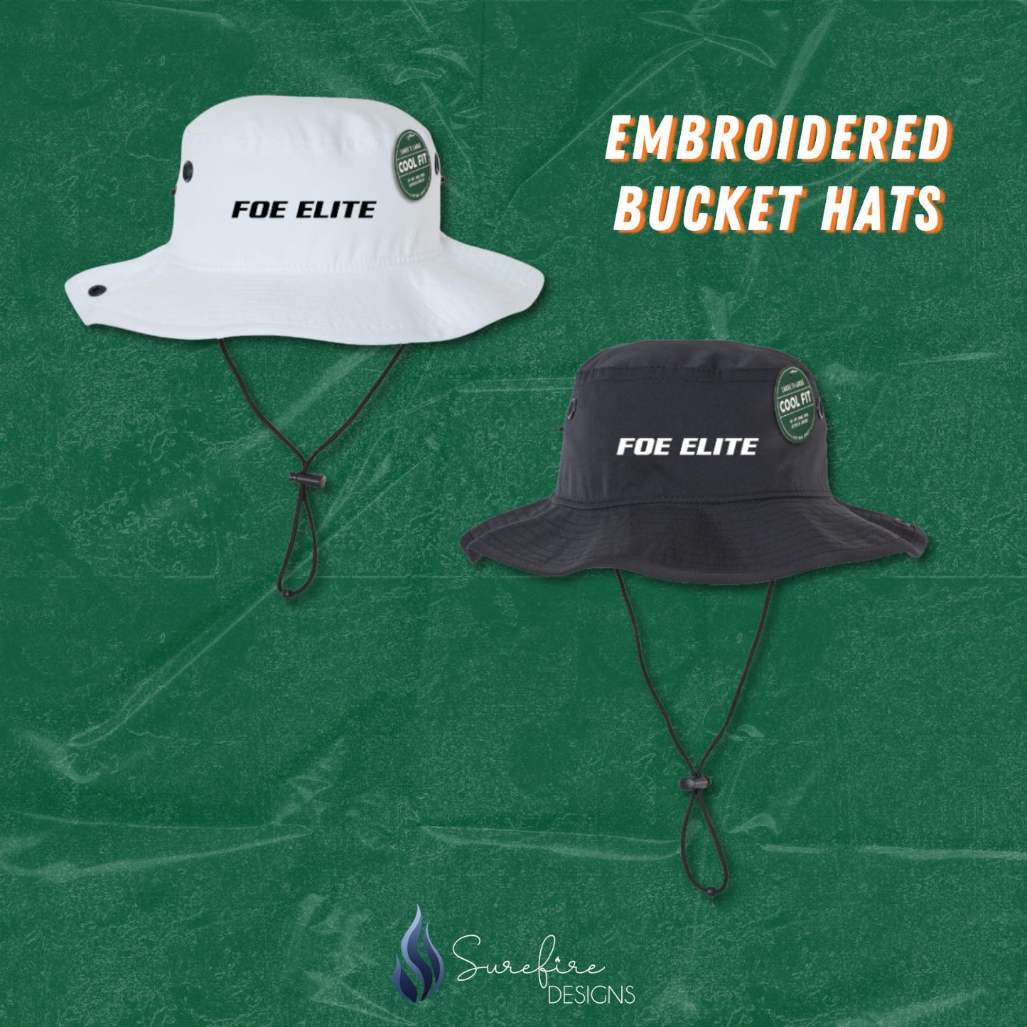 FOE - Embroidered Bucket Hats