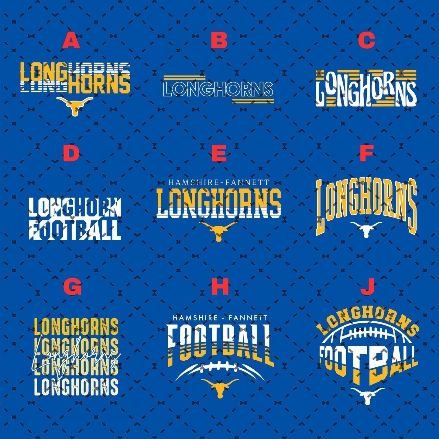 Build Your Own Spirit Shirt - Longhorns