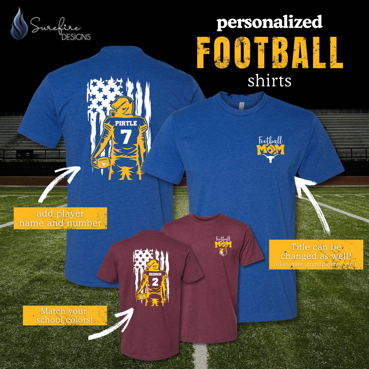 Personalized Football Fan Shirt