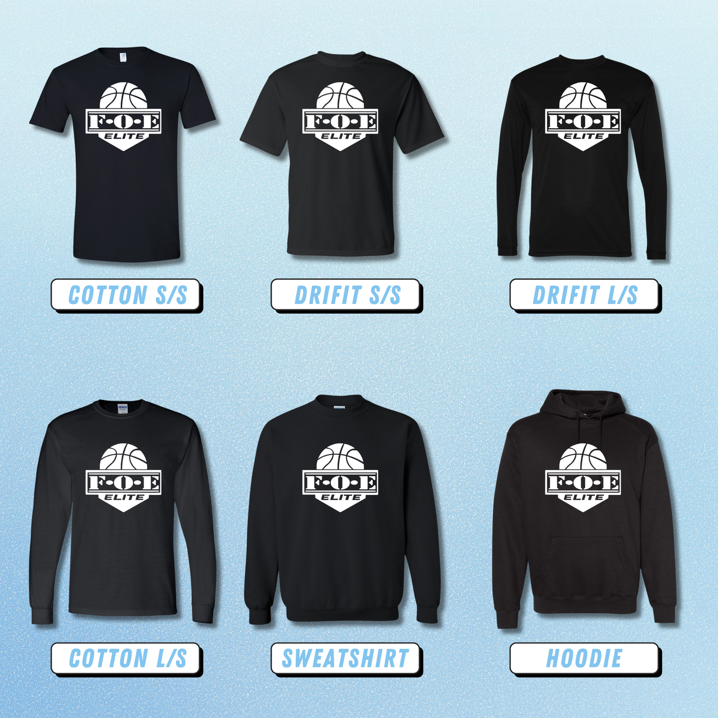 FOE Basketball - Black Shirts