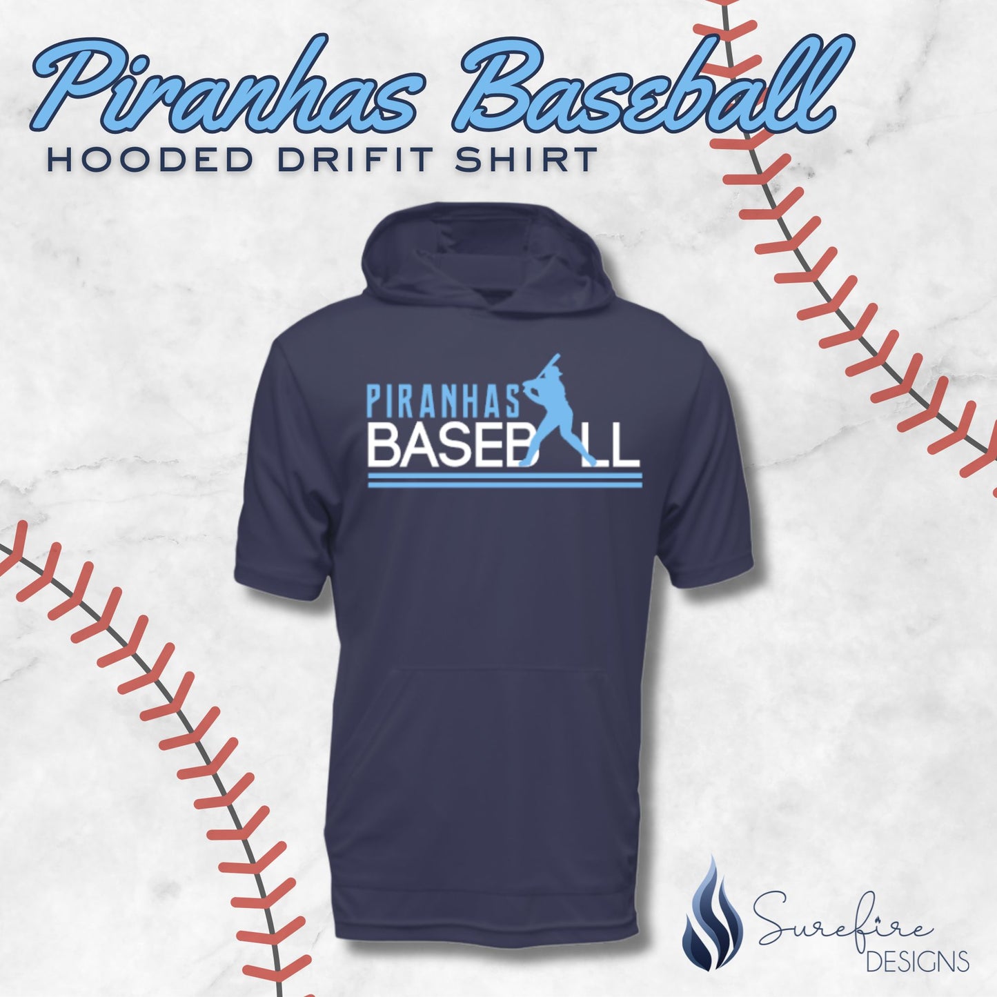 Piranhas Hooded Drifit Shirt - PREORDER