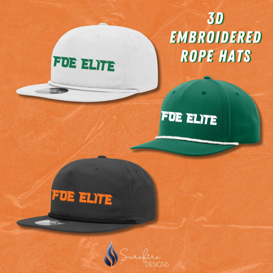 FOE - 3D Embroidered Hats