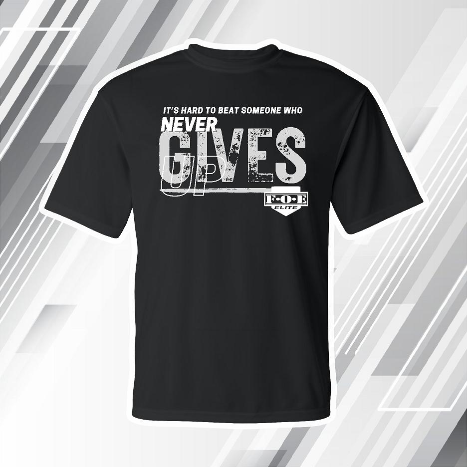 FOE Never Gives Up Shirt – Surefire Designs LLC