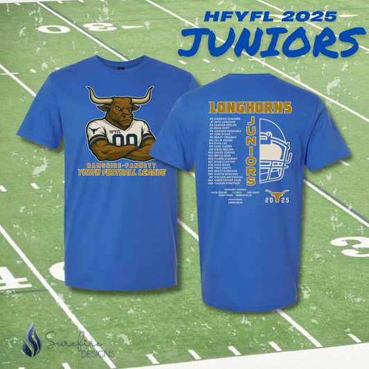 HFYFL 2025 JUNIORS Roster Shirt