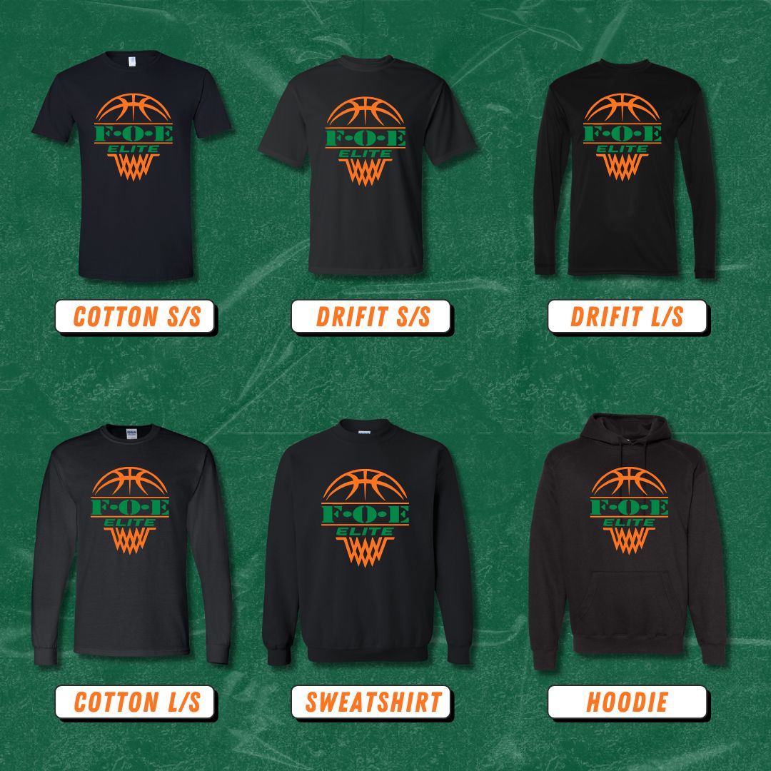 FOE Basketball - Black Shirts