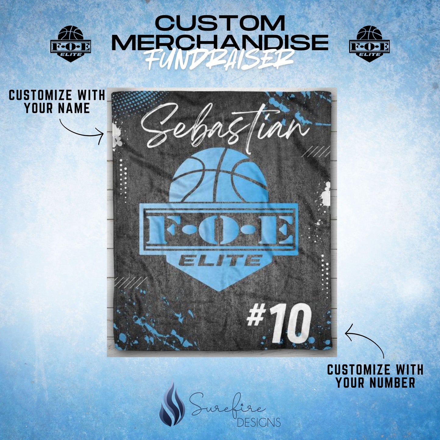 FOE AAU - Personalized Blanket