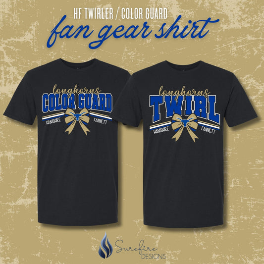 HF Twirler/Color Guard Fan Gear Shirt