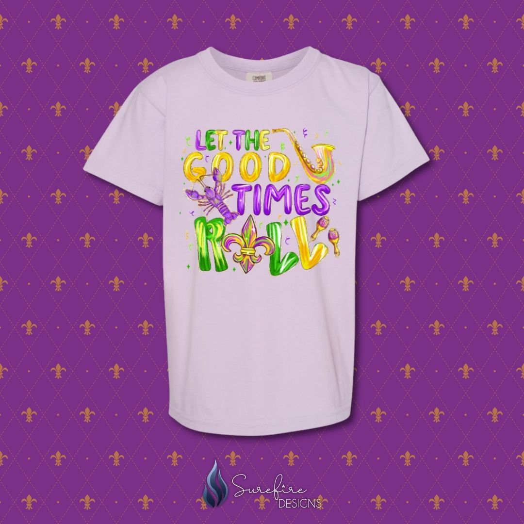 Mardi Gras Let the Good Times Roll Shirt