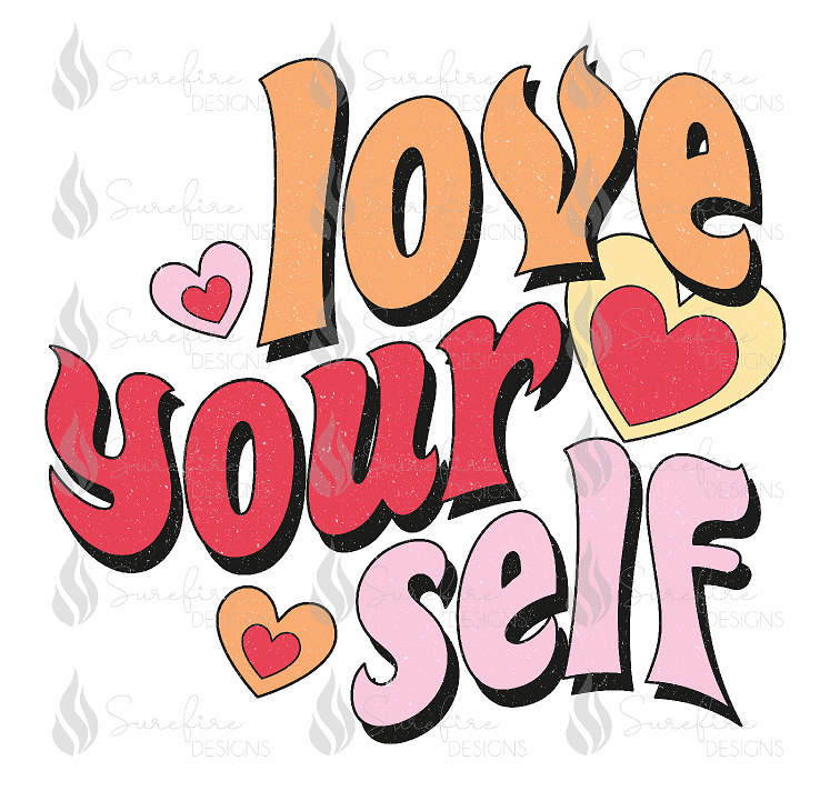 Self-Love HTV Transfer