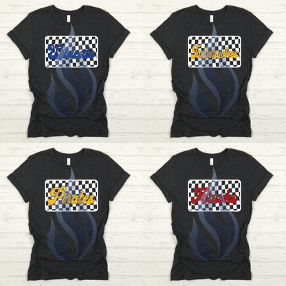 Checkered School Mascot T-Shirt