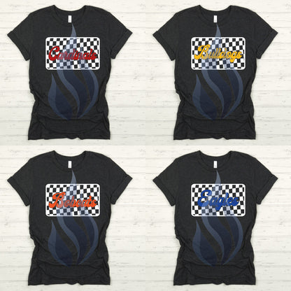 Checkered School Mascot T-Shirt