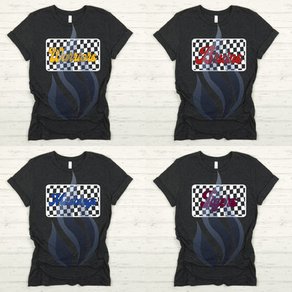 Checkered School Mascot T-Shirt