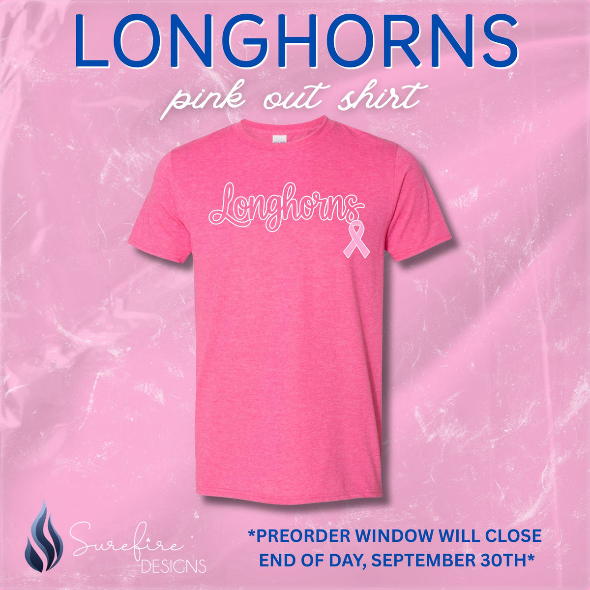 HFHS Cheer Required Pink Out Shirt - PREORDER