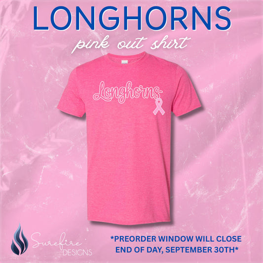 HFHS Cheer Required Pink Out Shirt - PREORDER
