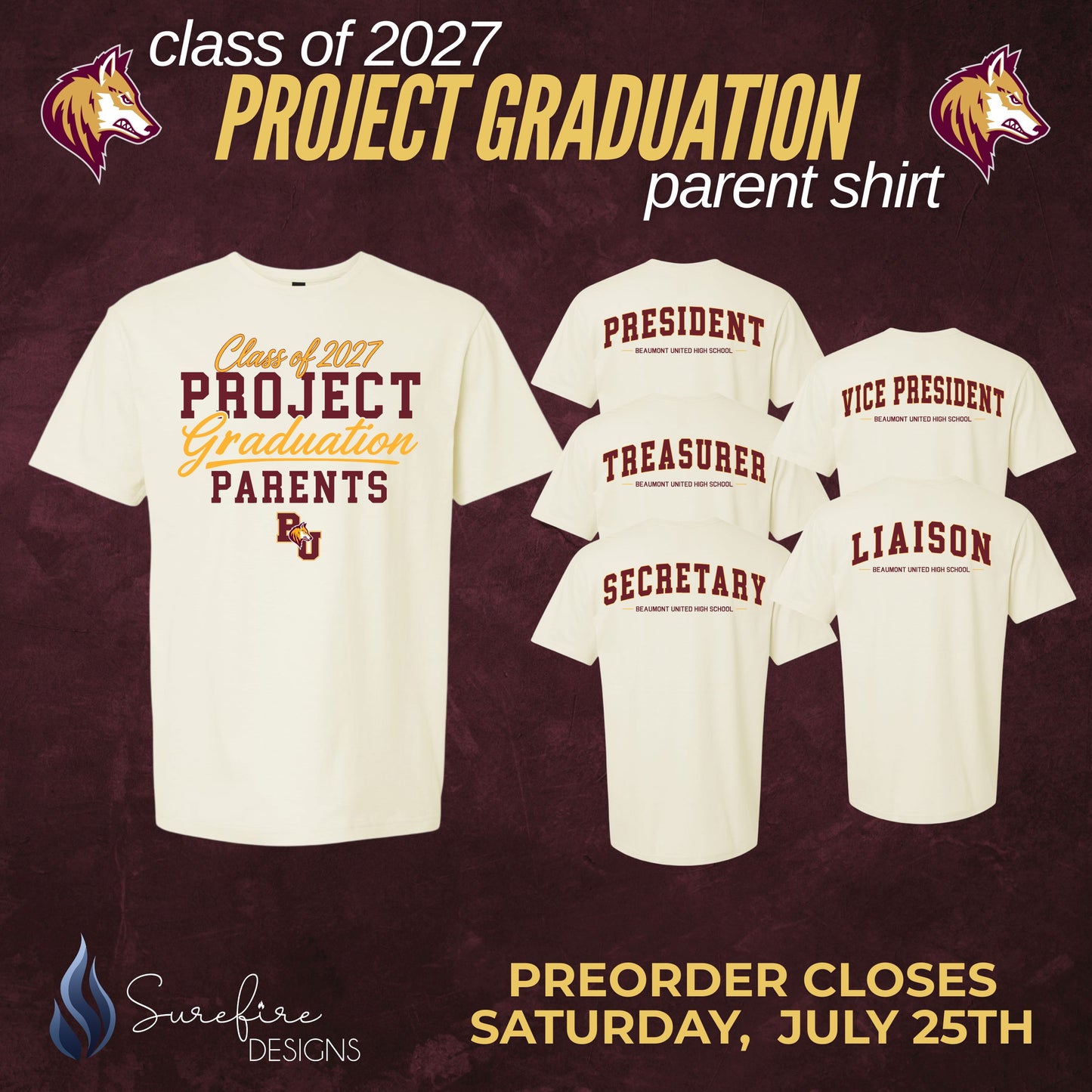 BU Project Graduation Parent Shirt - PREORDER