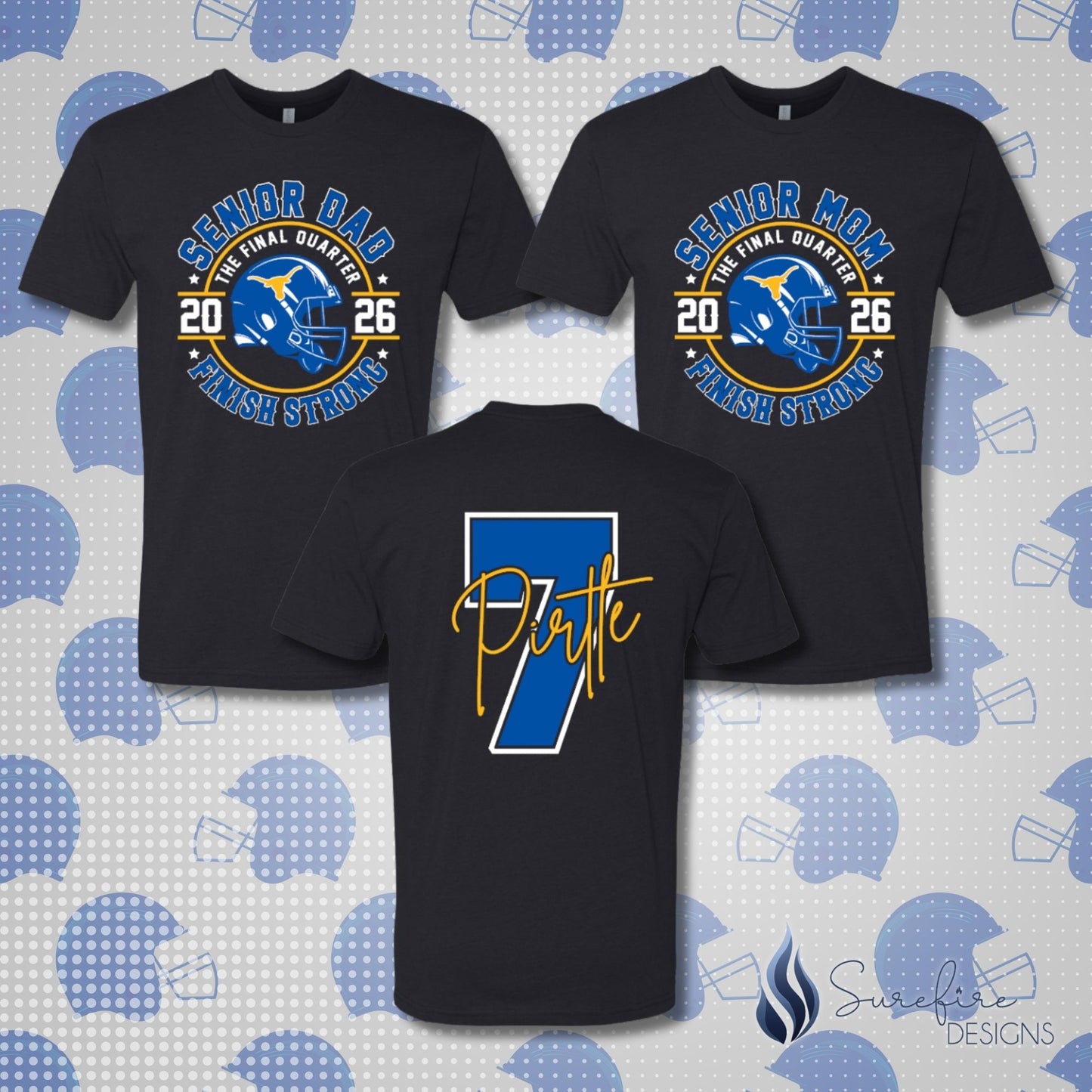 2026 Senior Mom/Dad Football Shirt