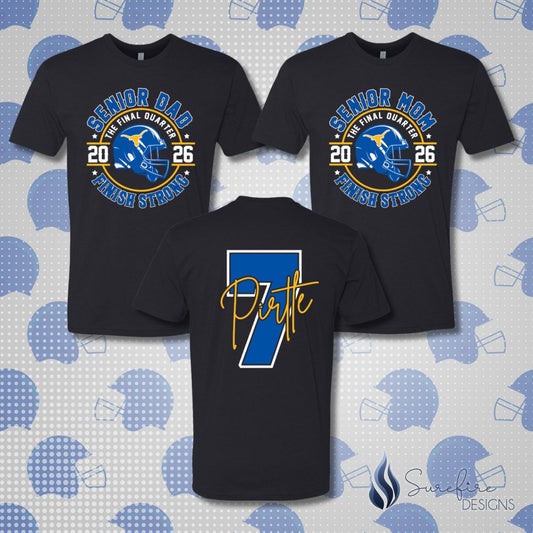 2026 Senior Mom/Dad Football Shirt