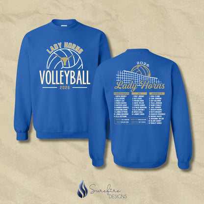 HFHS Volleyball Roster Shirts - PREORDER