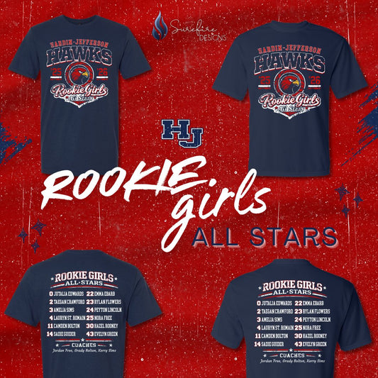 HJLD Rookie Girls All-Stars Roster Shirt - PREORDER