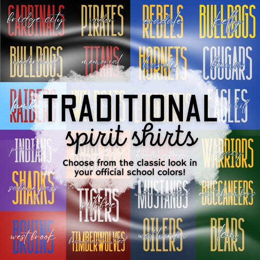 Choose Your Style Mascot Spirit Shirt