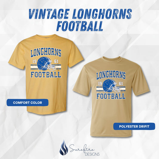 Vintage Longhorns Football Shirt